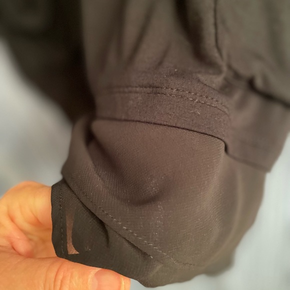 LOGO by Lori Goldstein Black Tunic with Lace size Medium - Picture 8 of 8